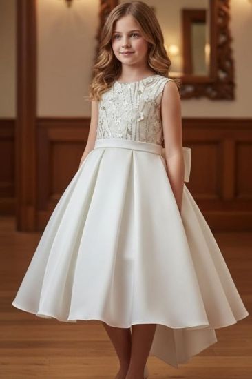 صورة فستان سهرة بيج ذيل وتطريز ملكي